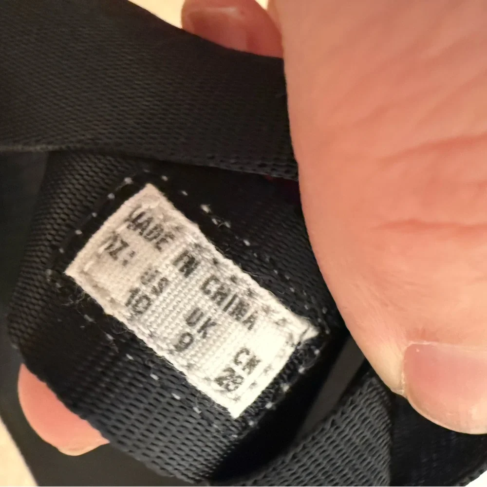 Suicoke Sandals  Black Nylon Strappy Sandals‎ Vibram Soles Men’s Size 10